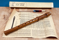 Antique SBM Soprano Softwood Flute