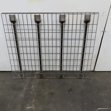 36" x 46" W 4 Channel Double Waterfall Pallet Rack Wire Decking