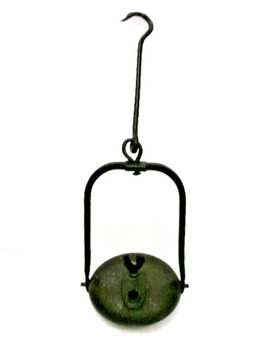 Ancienne lampe huile coq - ancienne,
