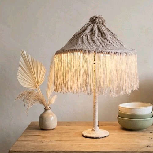 Lampe table tissu - lampe,