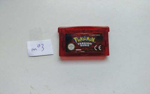 Pokémon version rubis - rubis, sur