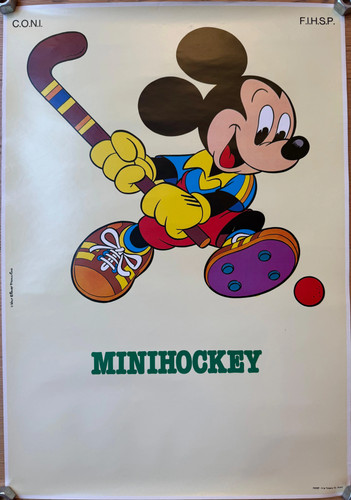 Affiche hockey mickey - affiche,