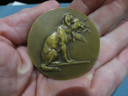 Ancienne médaille canine - ancienne,