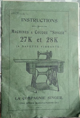 Machine coudre singer 27k - a,