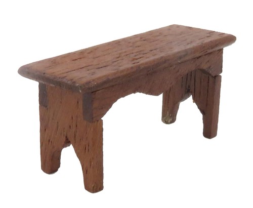 Maison poupée banc bas - de,