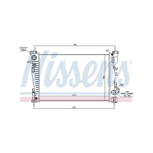 Radiateur eau moteur pour - d'eau,