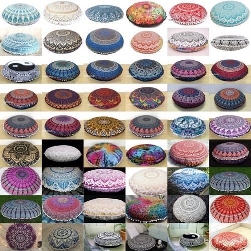 Nouveau coussin rond mandala - rond,