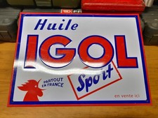 plaque metal igol sport bidon
