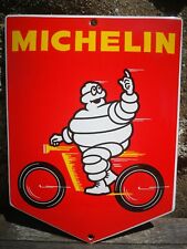 MICHELIN enamel sign no dunlop continental pirelli hutchinson enamel plaque