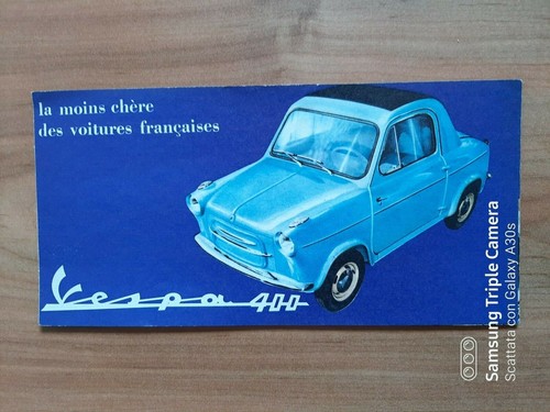 Vespa 400 pieghevole - vespa,