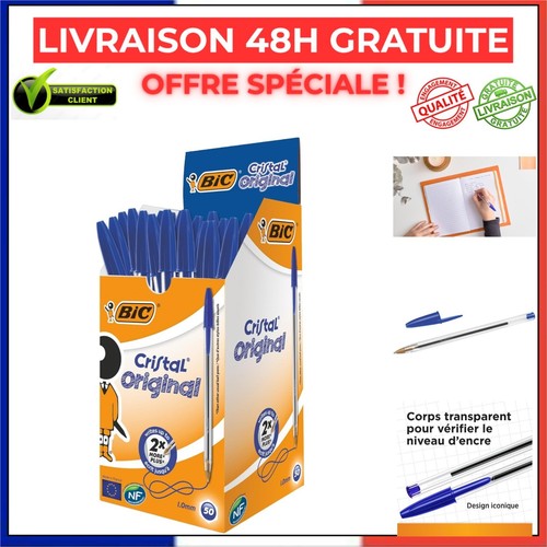Bic cristal stylos bille - cristal, à