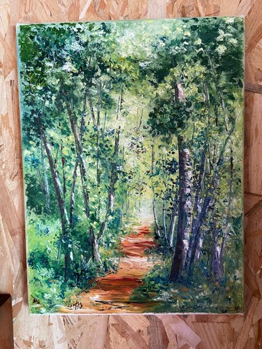 Tableau sous bois - tableau,