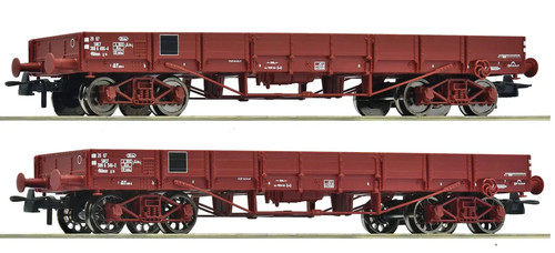 Roco set wagons plats - 2x,