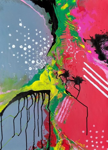Peinture abstraite vice - peinture, et