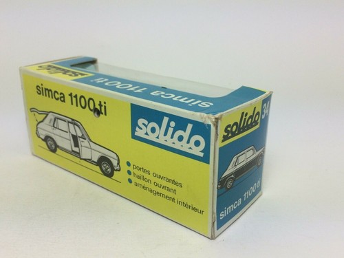 Solido simca 1100 - 34, boite