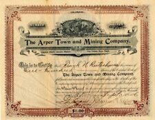 Arper Town and Mining Co. - Mining Stocks