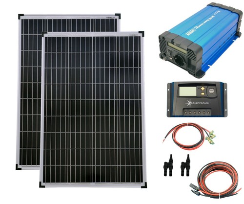 Set 2x100w poly solaire - 2x100w,