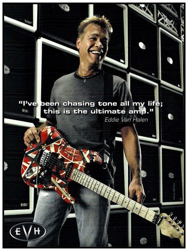 Van halen poster peavey - van,