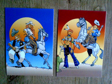 2001 RARE MEYNET / 2 CARTES POSTALES / FETE DE LA MUSIQUE COUNTRY A BURDIGNIN