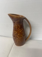 Antique Sarreguemines Terracotta Slate Wine Pitcher? Antique pottery?