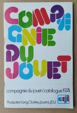 --  CATALOGUE CEJI COMPAGNIE DU JOUET JOUSTRA CLODREY  -- 110 PAGES. 1974. NEUF.