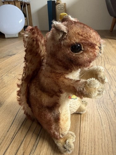 Peluche ancienne écureuil