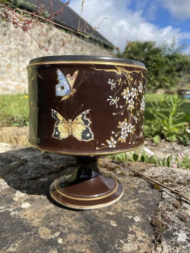 Cache pot porcelaine - pot,