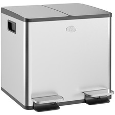 HOMCOM Poubelle de cuisine