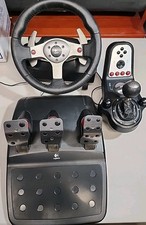 Logitech G25 Force Feedback Racing Steering Wheel Complete SET
