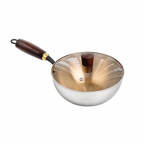 Wok avec couvercle verre - avec, en