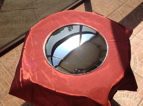 Authentique miroir médaillon - miroir,
