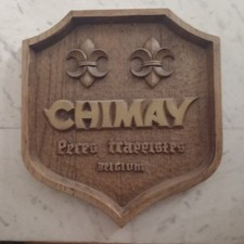 Pub en resine Bière ,Chimay 38,5×35,5