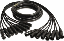 Mogami Gold Snake Cable 5FT XLRF-XLRM XLRM-XLRF Neutrik Connectors