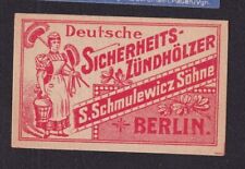 Antique Tag Germany Matches BN162792 Housekeeper 2