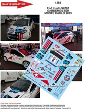 DECALS 1/43 REF 1268 FIAT