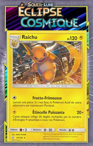 Raichu sl12 éclipse - raichu,