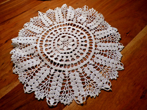 Napperon crochet coton - , au