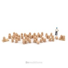 HO Lot 50 Sacs Miniatures 1/87 H0 Décor Train Marchandises Transport Entrepôt
