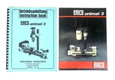 Emco Unimat 3, and Betriebsanleitung Instruction Book