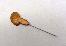 Epingle à chapeau ancienne en métal et celluloid