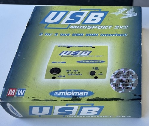 Midiman midisport 2x2 usb midi - midiman,