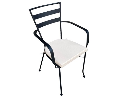 Poltrona acciaio con - in,