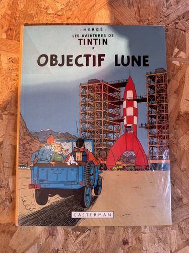 Tintin objectif lune - bd,