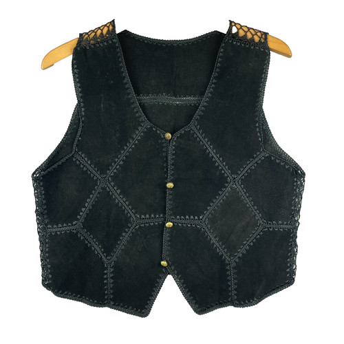 Gilet femme noir - femme, cuir