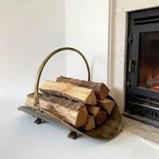 Porte-bûches de cheminée