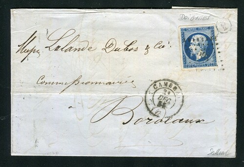Rare lettre doignies par - doignies,