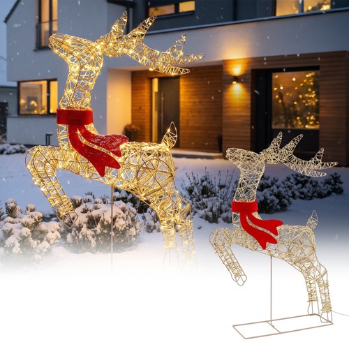 Renne noël lumineux - de,