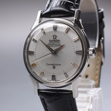 [Exc+5] Vintage OMEGA Constellation 167.005 34mm Silver Dial AT Men's Watch