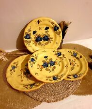 Lot of 4 Earthenware Plates - Decor Old Martres and Old Montpellier - Signed