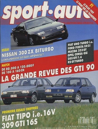 Sport auto 335 1989 gp - n°335, 12/1989